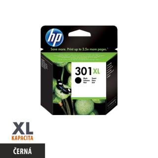 Originální inkoustová kazeta HP č.301XL černá