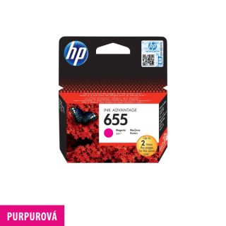 Originální inkoustová kazeta HP č.655 purpurová