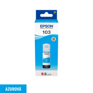 Originální lahvička inkoustu č.103 EcoTank azurová - pro EPSON