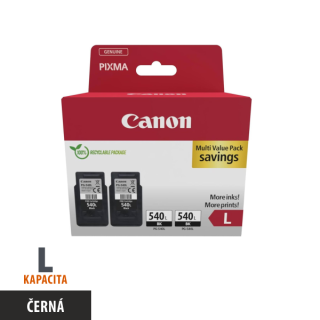 Sada 2ks originálních inkoustových kazet CANON č. PG-540L černá